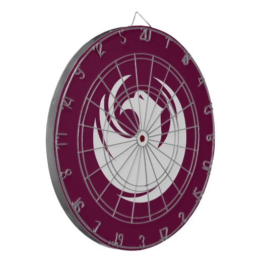 Vlag van Phoenix, Arizona Dartbord (Voorkant Links)