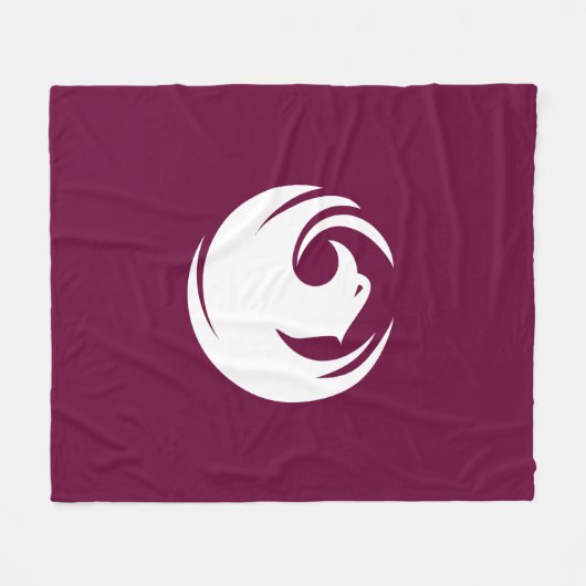 Vlag van Phoenix, Arizona Fleece Deken (Voorkant (Horizontaal))