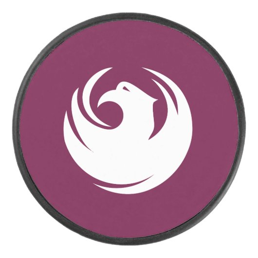 Vlag van Phoenix, Arizona Hockey Puck (Voorkant)