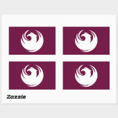 Vlag van Phoenix, Arizona Rechthoekige Sticker (Vel)