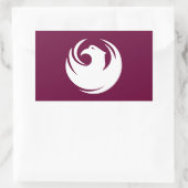 Vlag van Phoenix, Arizona Rechthoekige Sticker (Tas)
