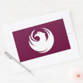 Vlag van Phoenix, Arizona Rechthoekige Sticker (Envelop)