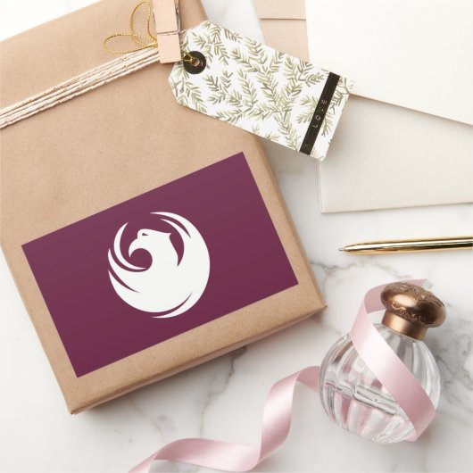 vlag van Phoenix (Arizona) Rechthoekige Sticker (Geschenken)