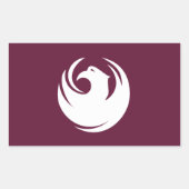 vlag van Phoenix (Arizona) Rechthoekige Sticker (Voorkant)