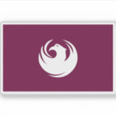 Vlag van Phoenix, Arizona Sticker (Voorkant)
