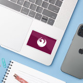 Vlag van Phoenix, Arizona Sticker (Laptop met iPhone)