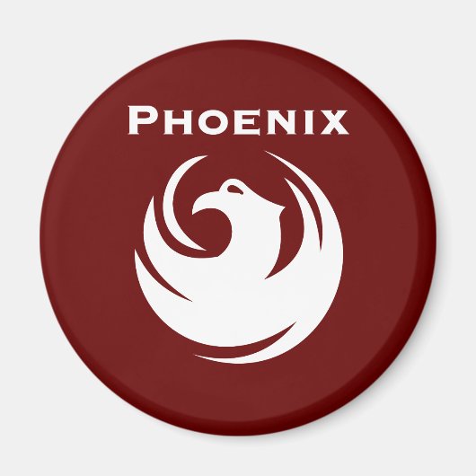 vlag van Phoenix Magneet (Voorkant)
