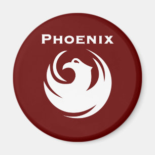 vlag van Phoenix Magneet