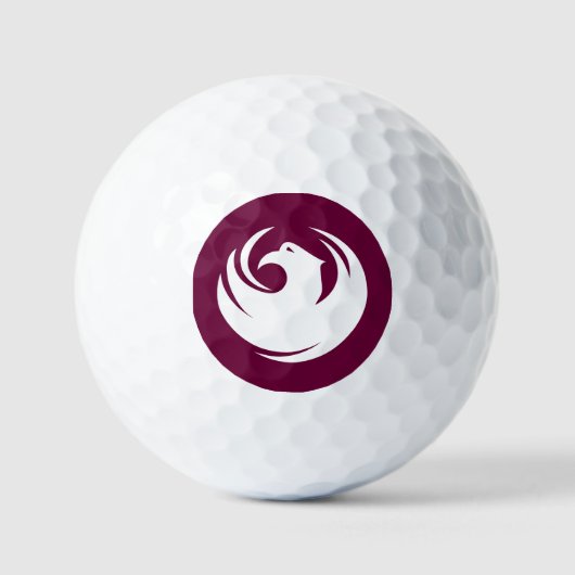 Vlag van Phoenix stad Arizona Golfballen (Voorkant)
