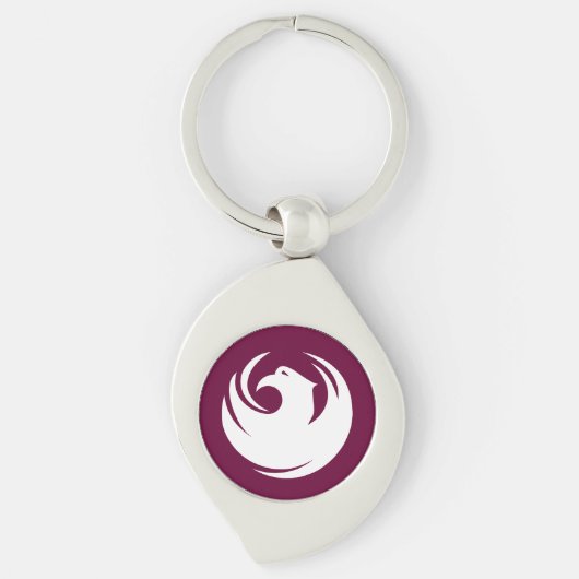 Vlag van Phoenix stad Arizona Sleutelhanger (Voorkant)