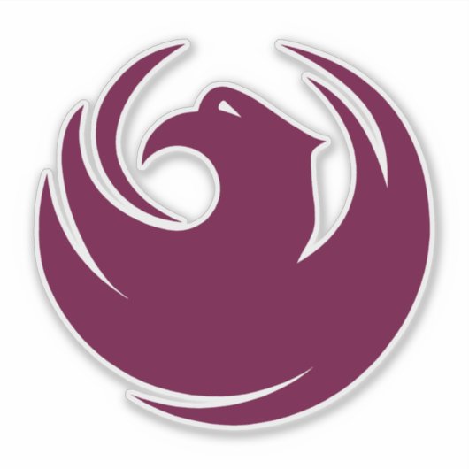 Vlag van Phoenix stad Arizona Sticker (Voorkant)