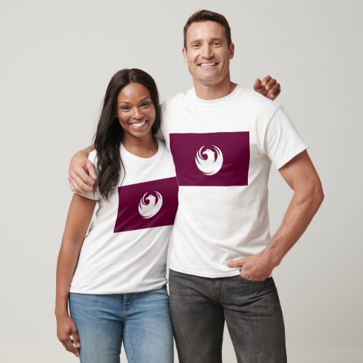 Vlag van Phoenix stad Arizona T-shirt (Unisex)
