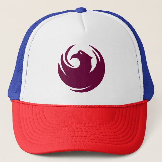 Vlag van Phoenix stad Arizona Trucker Pet (Voorkant)