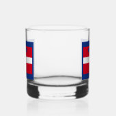 Vlag van Piemonte (Italiaanse regio) Whisky Glas (Links)