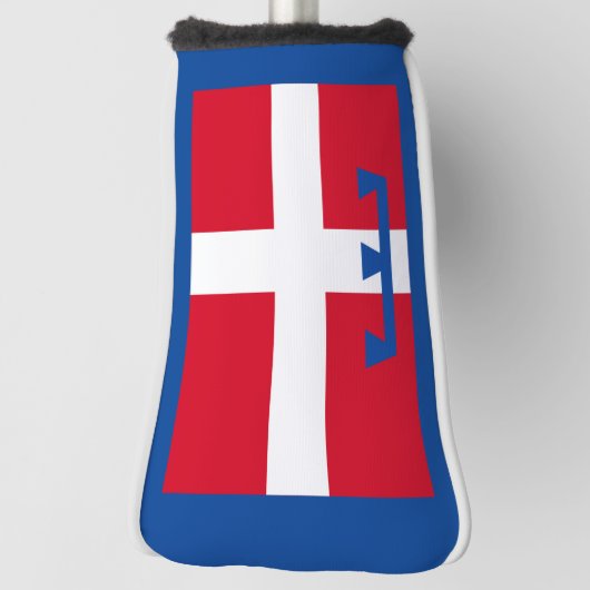 Vlag van Piemonte (Italië) Golfheadcover (Draai 90)