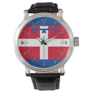Vlag van Piemonte (Italië) Horloge