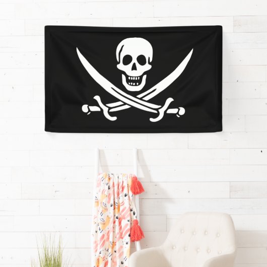 Vlag van Pirate Jolly Roger Spandoek (Insitu)