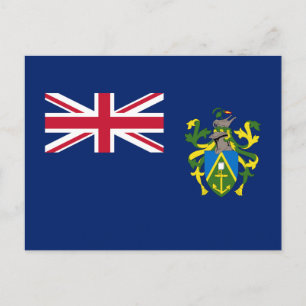 Vlag van Pitcairn-eilanden Briefkaart