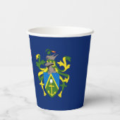 Vlag van Pitcairn-eilanden Papieren Bekers (Achterkant)