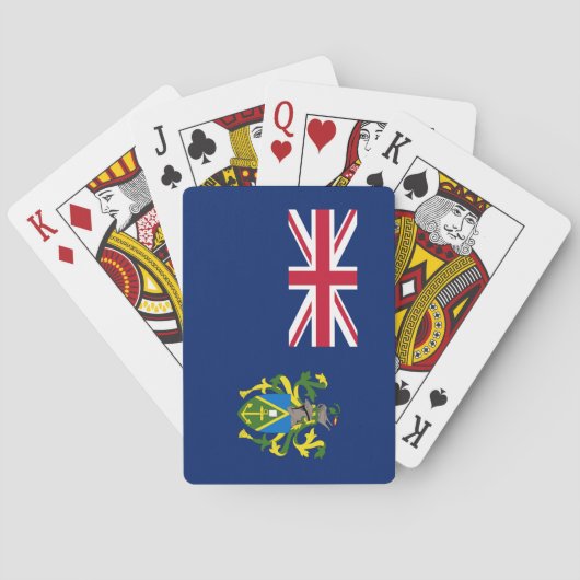 Vlag van Pitcairn-eilanden Pokerkaarten (Achterkant)