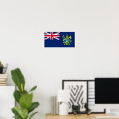 Vlag van Pitcairn-eilanden Poster (Thuiskantoor)
