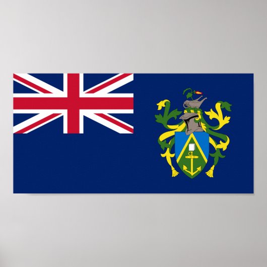 Vlag van Pitcairn-eilanden Poster (Voorkant)