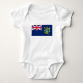 Vlag van Pitcairn-eilanden Romper (Voorkant)