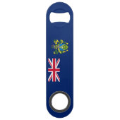 Vlag van Pitcairn-eilanden Speed Flessenopener (Voorkant)