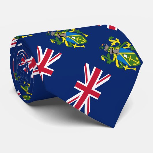 Vlag van Pitcairn-eilanden Stropdas (Opgerold)