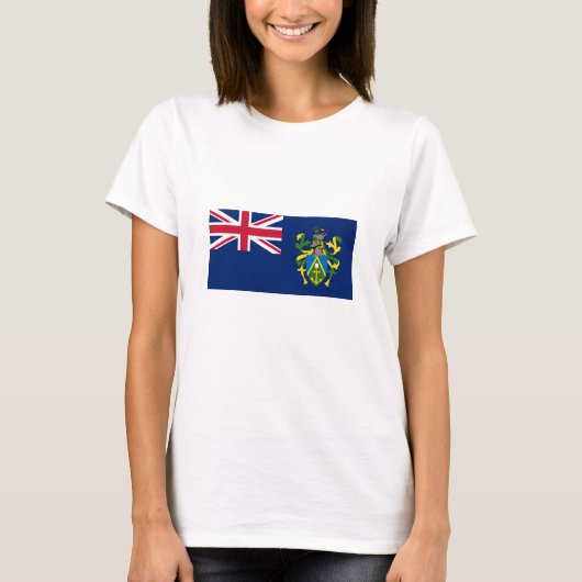 Vlag van Pitcairn-eilanden T-shirt (Voorkant)