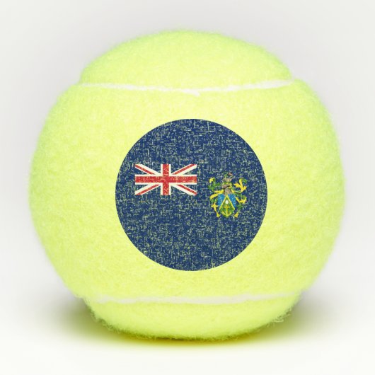 Vlag van Pitcairn-eilanden Tennisballen (Voorkant)