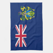 Vlag van Pitcairn-eilanden Theedoek (Verticaal)