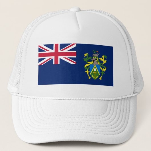Vlag van Pitcairn-eilanden Trucker Pet (Voorkant)