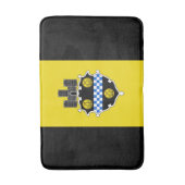 Vlag van Pittsburgh, Pennsylvania Bathroom Mat (Voorkant Verticaal)