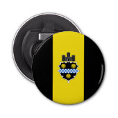Vlag van Pittsburgh, Pennsylvania Bottle Opener (Voorkant)