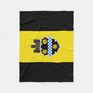 Vlag van Pittsburgh, Pennsylvania Fleece Blanket