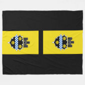 Vlag van Pittsburgh, Pennsylvania Fleece Blanket (Voorkant (Horizontaal))