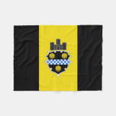 Vlag van Pittsburgh, Pennsylvania Fleece Blanket Deken (Voorkant (Horizontaal))
