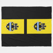 Vlag van Pittsburgh, Pennsylvania Fleece Blanket Deken (Voorkant (Horizontaal))