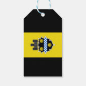 Vlag van Pittsburgh, Pennsylvania Gift Labels Cadeaulabel (Achterkant)