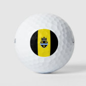 Vlag van Pittsburgh, Pennsylvania Golf Balls Golfballen (Voorkant)