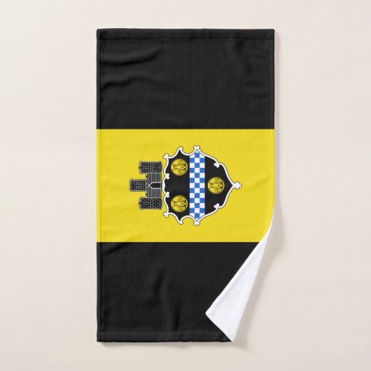Vlag van Pittsburgh, Pennsylvania Handhanddoek Handdoek (Handdoek)
