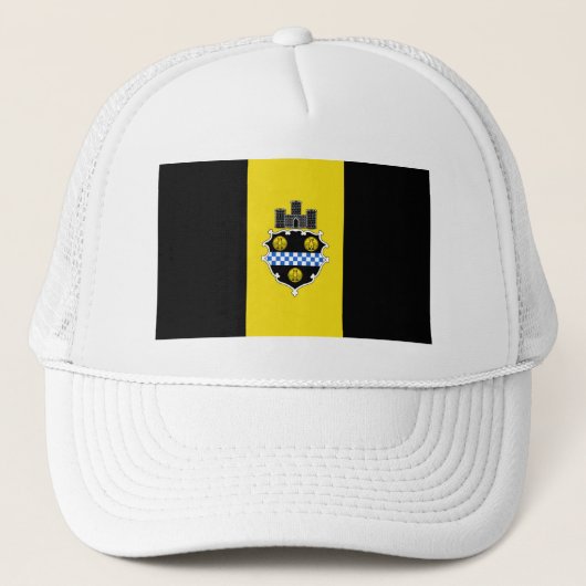 Vlag van Pittsburgh, Pennsylvania Headsweats Pet (Voorkant)
