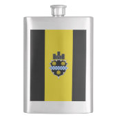 Vlag van Pittsburgh, Pennsylvania Hip Flask Flacon (Voorkant)