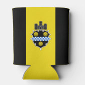 Vlag van Pittsburgh, Pennsylvania Koelbox Blikjeskoeler (Achterkant)
