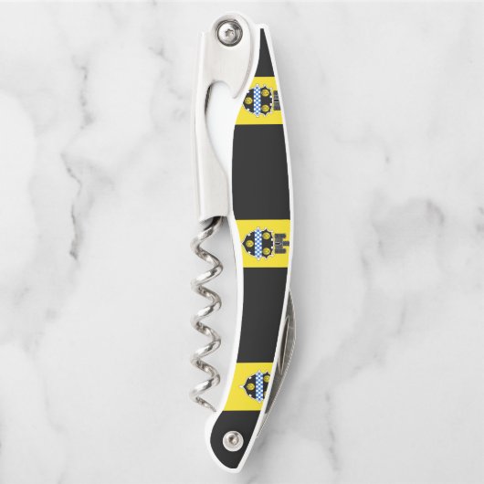 Vlag van Pittsburgh, Pennsylvania Kurkentrekker (Voorkant)