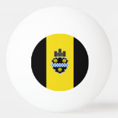 Vlag van Pittsburgh, Pennsylvania Ping-Pong Ball (Voorkant)