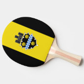 Vlag van Pittsburgh, Pennsylvania Ping Pong Paddle Tafeltennisbatje (Zijkant)