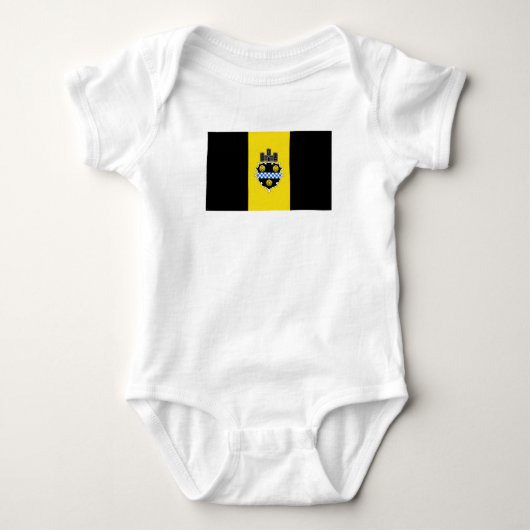 Vlag van Pittsburgh Pennsylvania Romper (Voorkant)