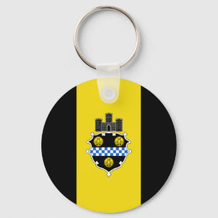 Vlag van Pittsburgh, Pennsylvania Sleutelhanger